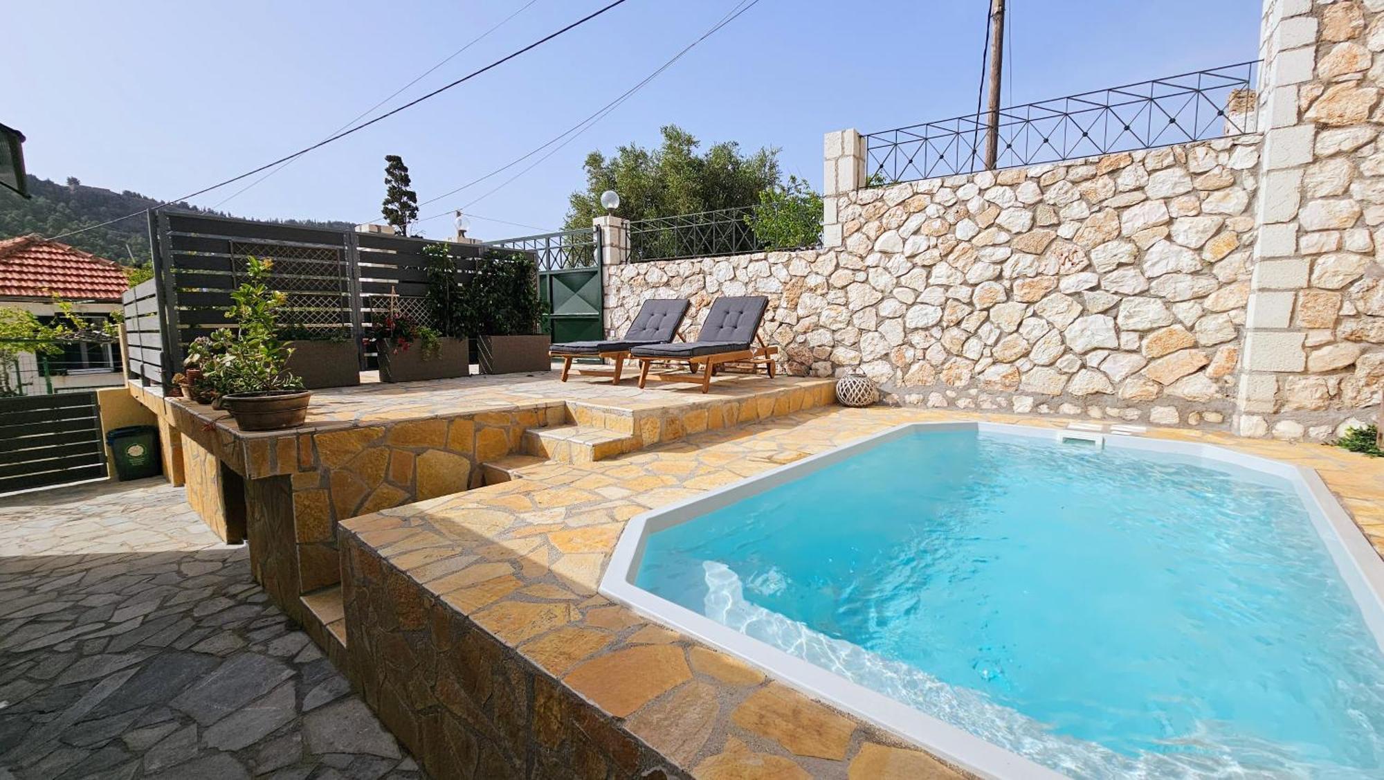 Villa Apoplous With Pool Asos Luaran gambar